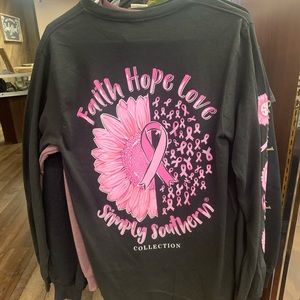 Simply Southern Long Sleeve T-Shirt -LS - Hope- Black
